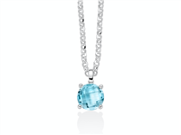 Collana Miluna Donna Gemma Del Cielo in Argento Topazio CLD4345 - CLD4345